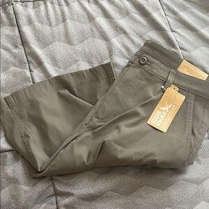 Eddie Bauer Men's Olive Chinos